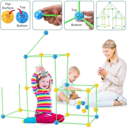 Topi Toys STEM Konstrukcija za šator sa plaštom za dečake i devojčice 3+