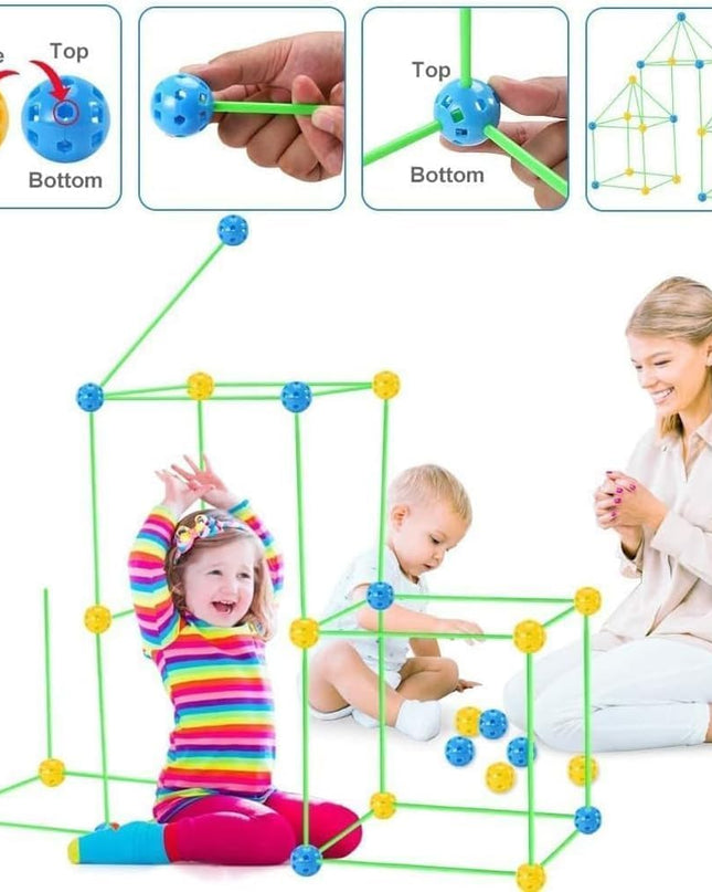 Topi Toys STEM Konstrukcija za šator sa plaštom za dečake i devojčice 3+