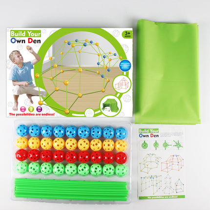 Topi Toys STEM Konstrukcija za šator sa plaštom za dečake i devojčice 3+