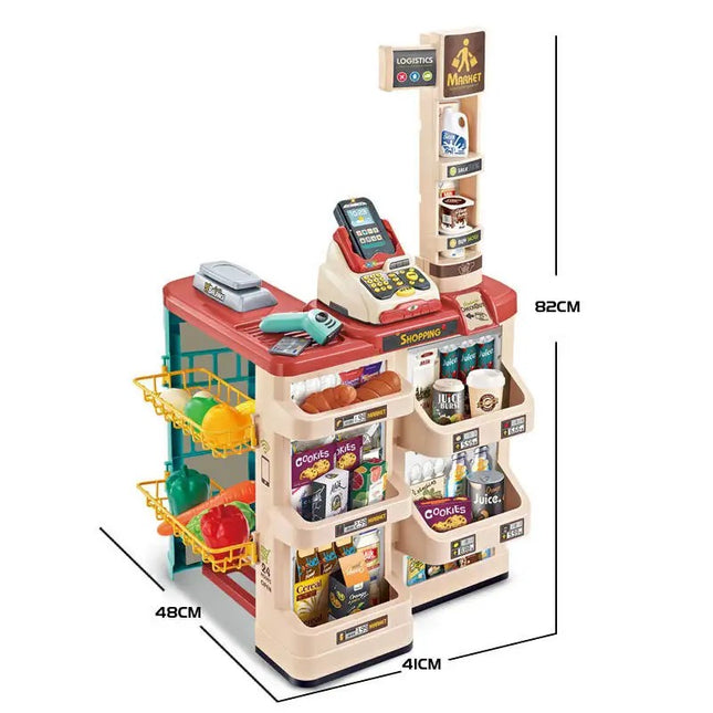 Topi Toys Edukativna Igračka u vidu Supermarketa sa 48 delova za decu uzrasta 3+