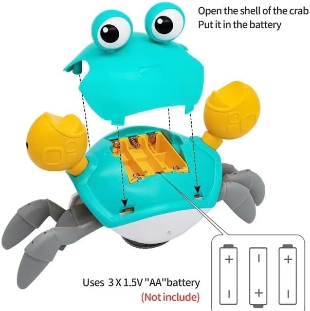 Topi Toys Interaktivna Igračka Hodajuća Kraba na baterije