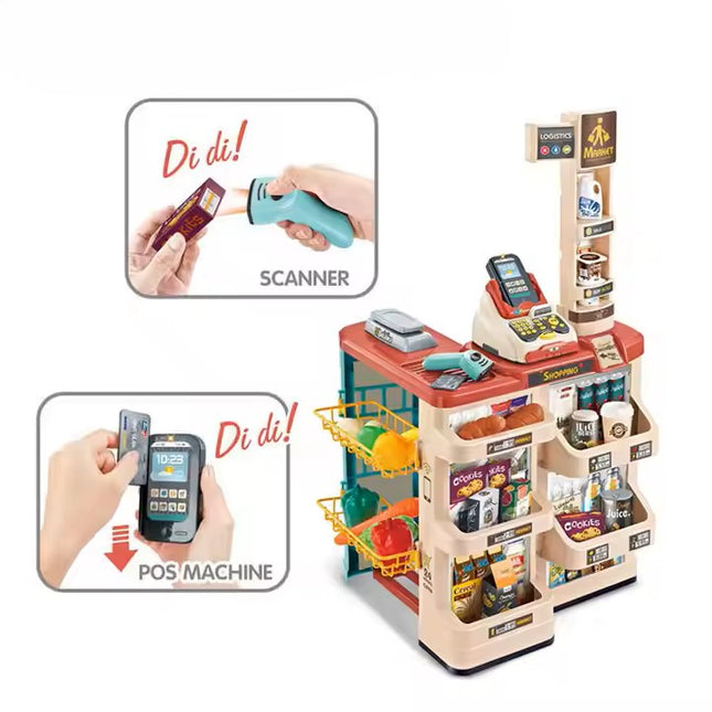 Topi Toys Edukativna Igračka u vidu Supermarketa sa 48 delova za decu uzrasta 3+