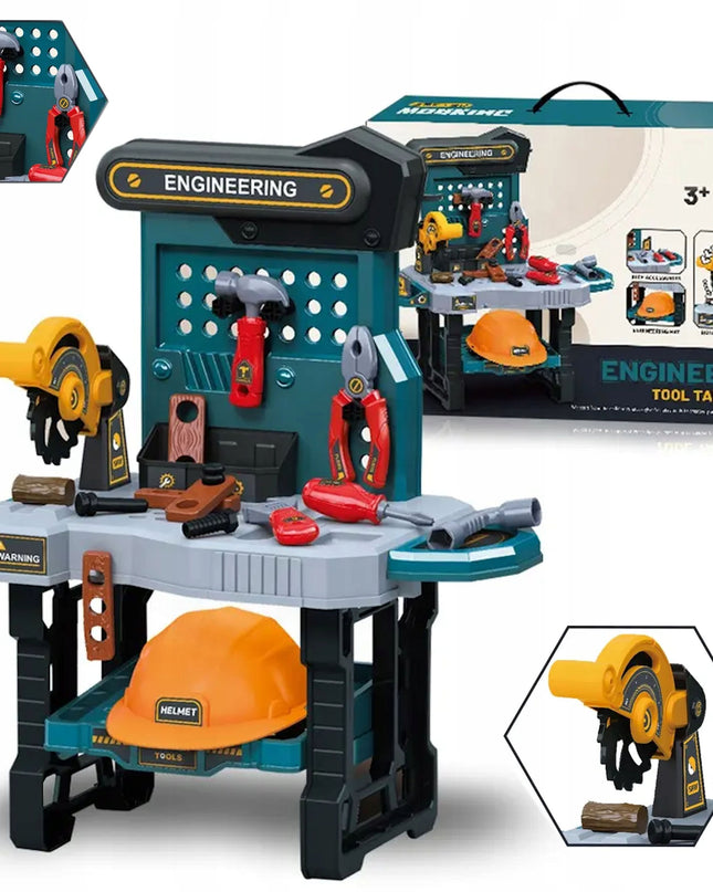 Topi Toys Edukativna Igračka u vidu majstorske radionice sa 37 alata za decu uzrasta 3+