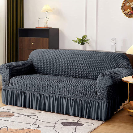 Homemates 1 plus 1 gratis retro pokrivač za dvosede i kauče od 145cm do 185cm - siva