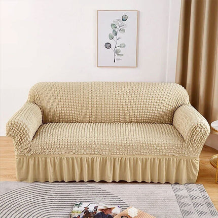 Homemates 1 plus 1 gratis retro pokrivač za dvosede i kauče od 145cm do 185cm - braon