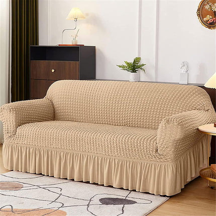 Homemates 1 plus 1 gratis retro pokrivač za dvosede i kauče od 145cm do 185cm - braon