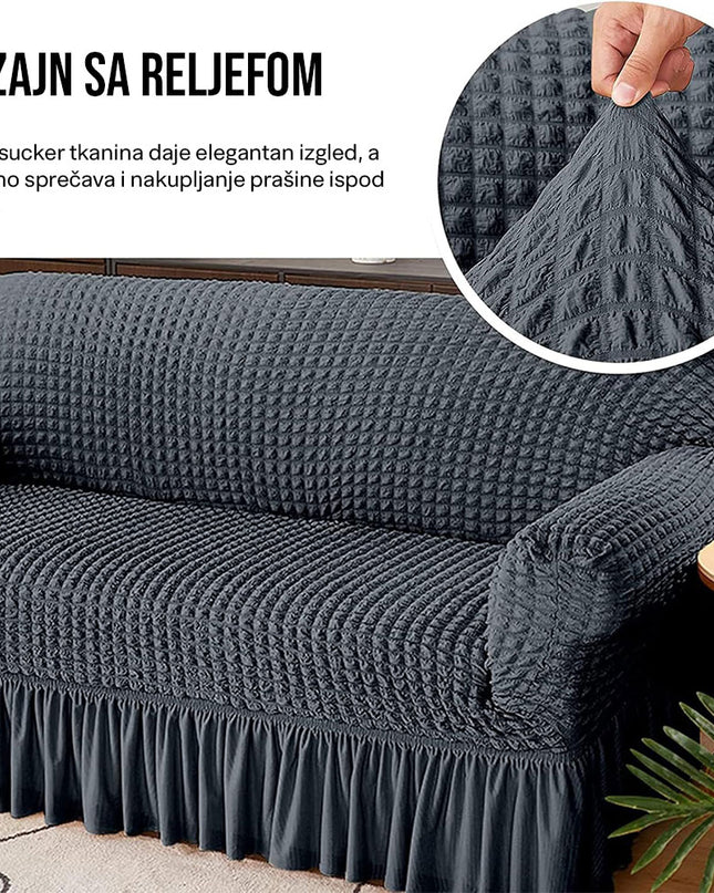 Homemates 1 plus 1 gratis retro pokrivač za dvosede i kauče od 145cm do 185cm