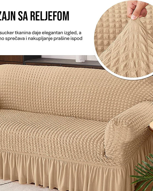 Homemates 1 plus 1 gratis retro pokrivač za dvosede i kauče od 145cm do 185cm