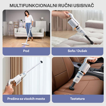 Homemates bežični usisivač 120 W 600ml 7.4 V DC 7500pa