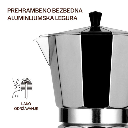 Homemates Džezva za pripremu Esspreso i Moka kafe 300ml