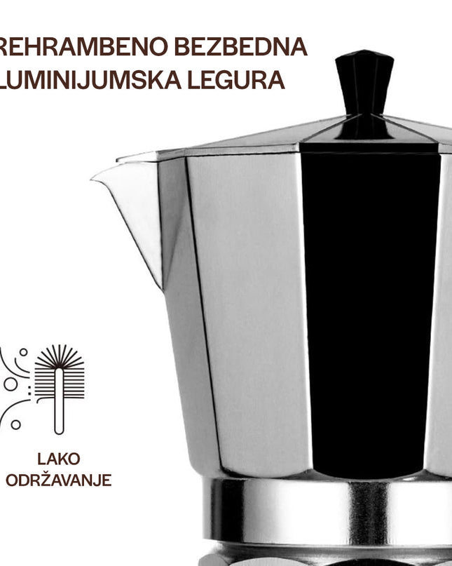 Homemates Džezva za pripremu Esspreso i Moka kafe 300ml