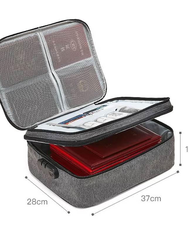 HOMEMATES 1+1 Gratis Organizator za dokumente sive boje 37*27*10