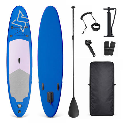 Tripmates SUP daska na naduvavanje za 2 odrasle osobe i 1 dete, 365×81×15 cm, tamno plava