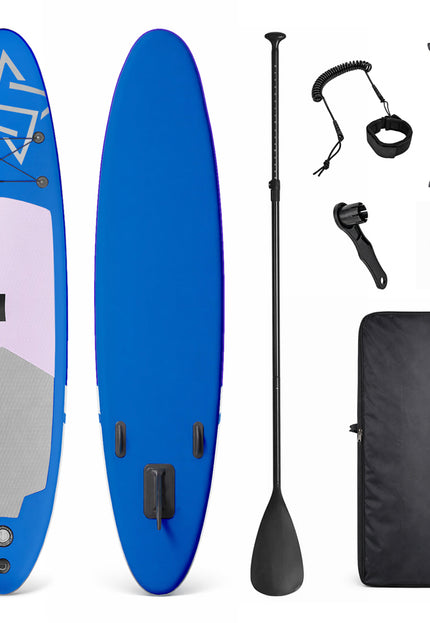 Tripmates SUP daska na naduvavanje za 2 odrasle osobe i 1 dete, 365×81×15 cm, tamno plava