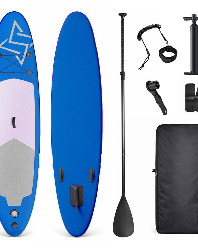 Tripmates SUP daska na naduvavanje za 2 odrasle osobe i 1 dete, 365×81×15 cm, tamno plava