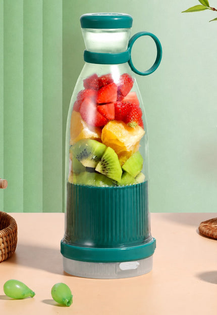 Homemates Prenosivi blender na bateriju zelene boje 380ml