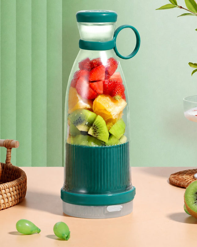 Homemates Prenosivi blender na bateriju zelene boje 380ml