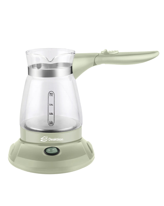 Deaktion stakleno električno kuvalo za kafu 600W, kapacitet 500ml, pastelno zelena