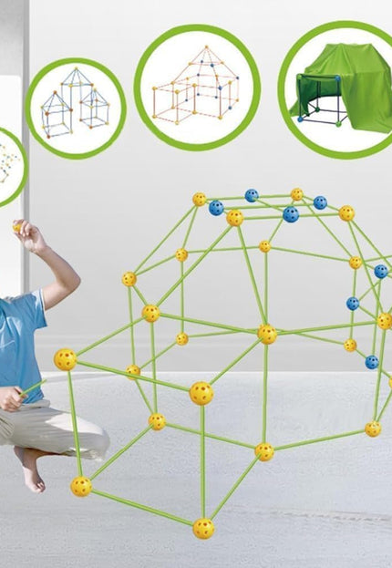 Topi Toys STEM Konstrukcija za šator sa plaštom za dečake i devojčice 3+