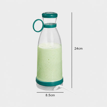 Homemates Prenosivi blender na bateriju zelene boje 380ml
