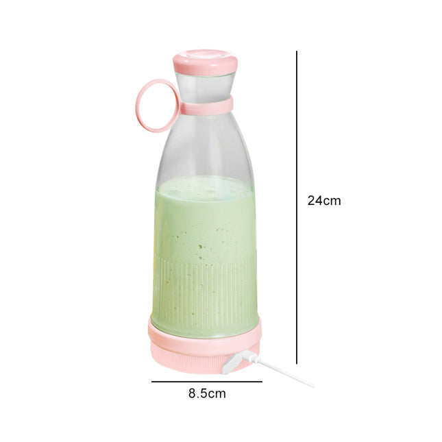Homemates Prenosivi blender na bateriju roze boje 380ml