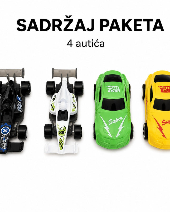 Topi Toys brza trkačka staza sa 4 automobila