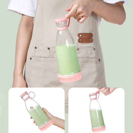 Homemates Prenosivi blender na bateriju roze boje 380ml