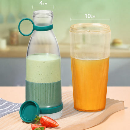 Homemates Prenosivi blender na bateriju zelene boje 380ml