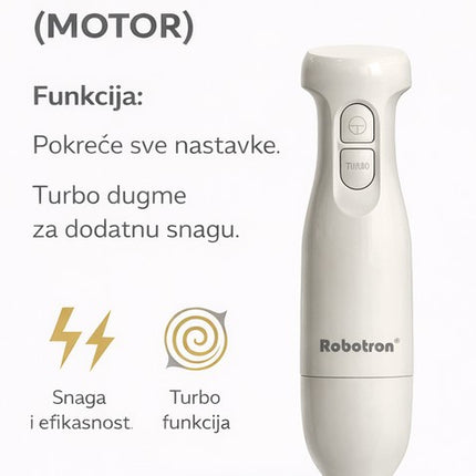 Robotron Set Ručnog miksera sa dodacima 300W