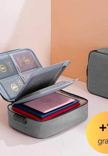 HOMEMATES 1+1 Gratis Organizator za dokumente sive boje 37*27*10