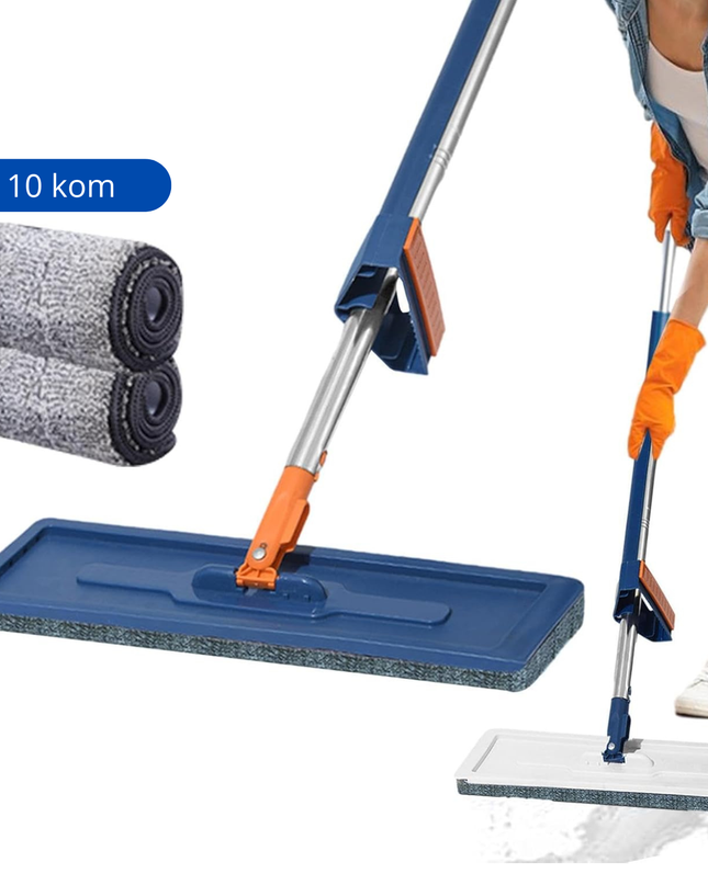 Cleanmates Praktični mop sa samoceđenjem + 10 krpa gratis